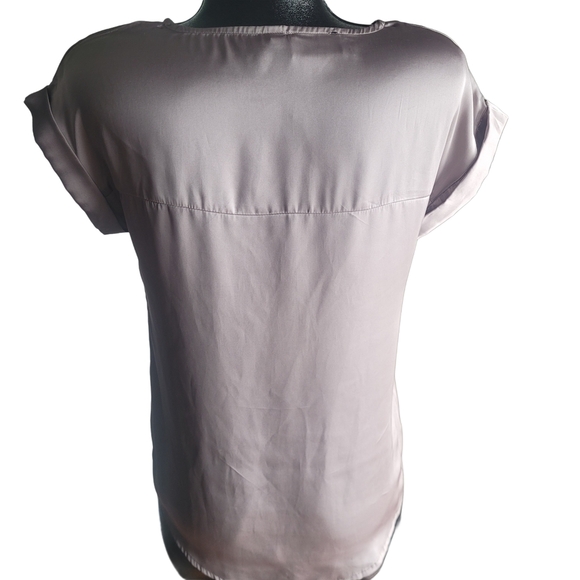 7th Avenue Design Studios Lilac Colored Blouse S - Picture 5 of 6